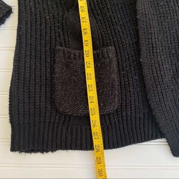 Candie's Bkack open cardigan Size Large - Picture 8 of 9